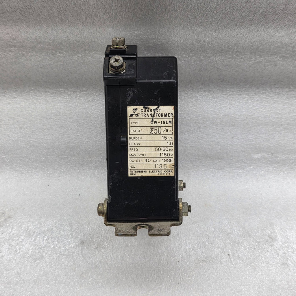 MITSUBISHI CW-15LM CURRENT TRANSFORMER 250/5A 15VA