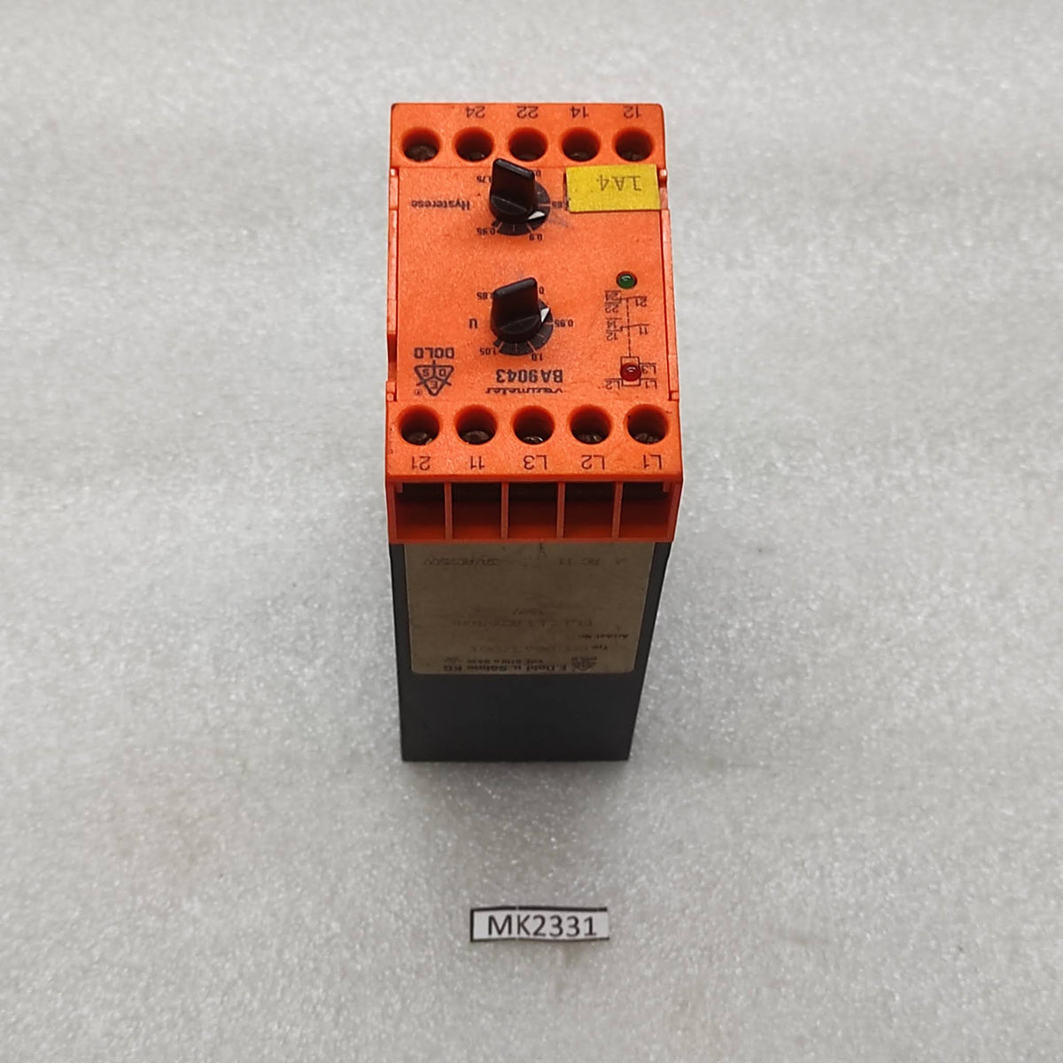 DOLD BA9043 VOLTAGE MONITORING RELAY 380V BA9043/001