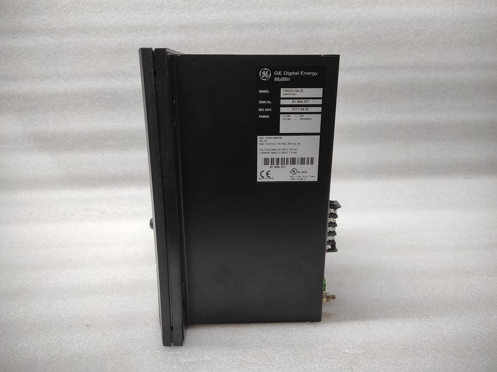 GE MULTILIN 650 FMOD136-23 FEEDER PROTECTION RELAY F650BABF1G0LO 110-250VDC/120-