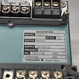 YOKOGAWA DX220-1-2 DAQ STATION DX200-S60-302 100-240VAC