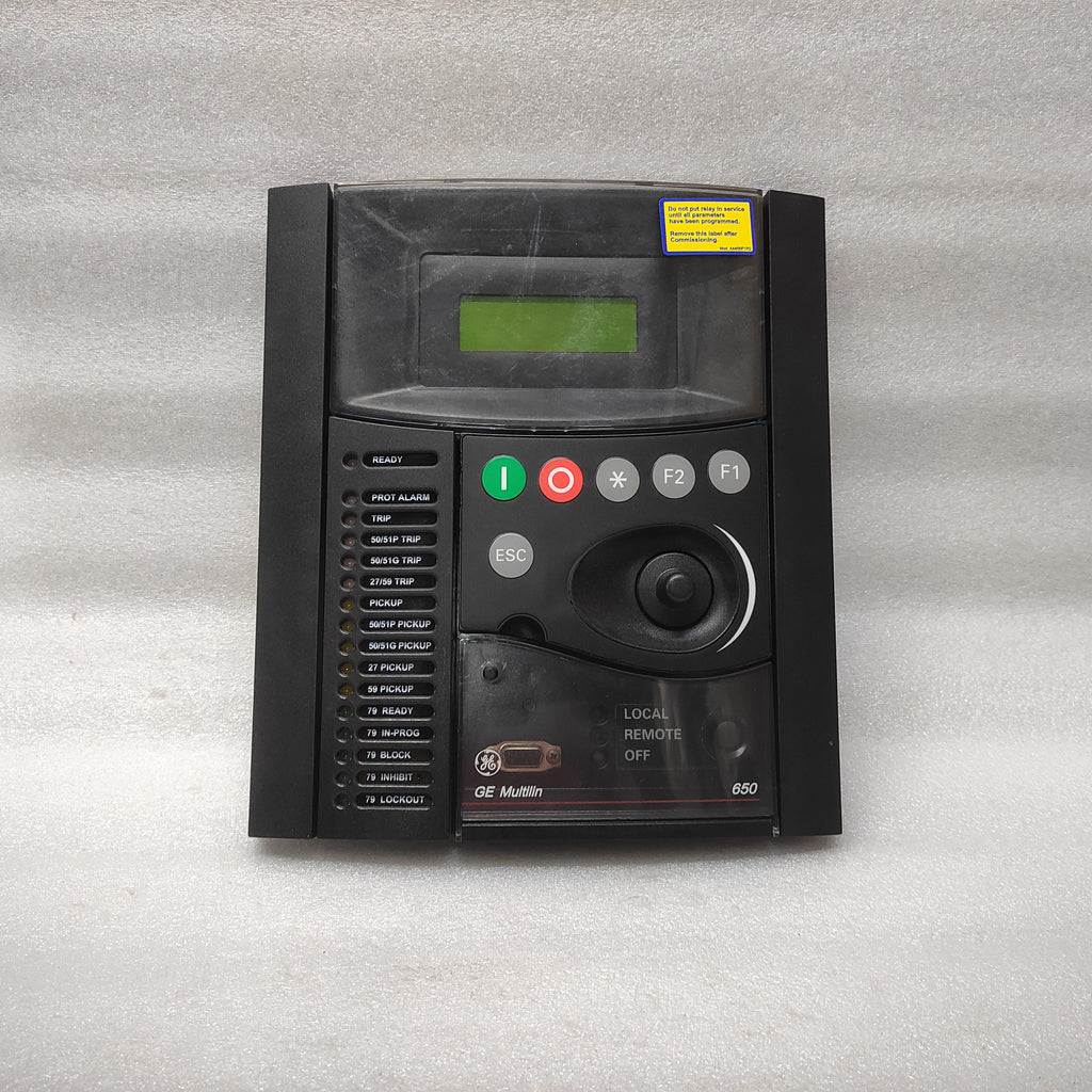 GE MULTILIN 650 BAY CONTROLLER FRONT DISPLAY 189C1337P1R10
