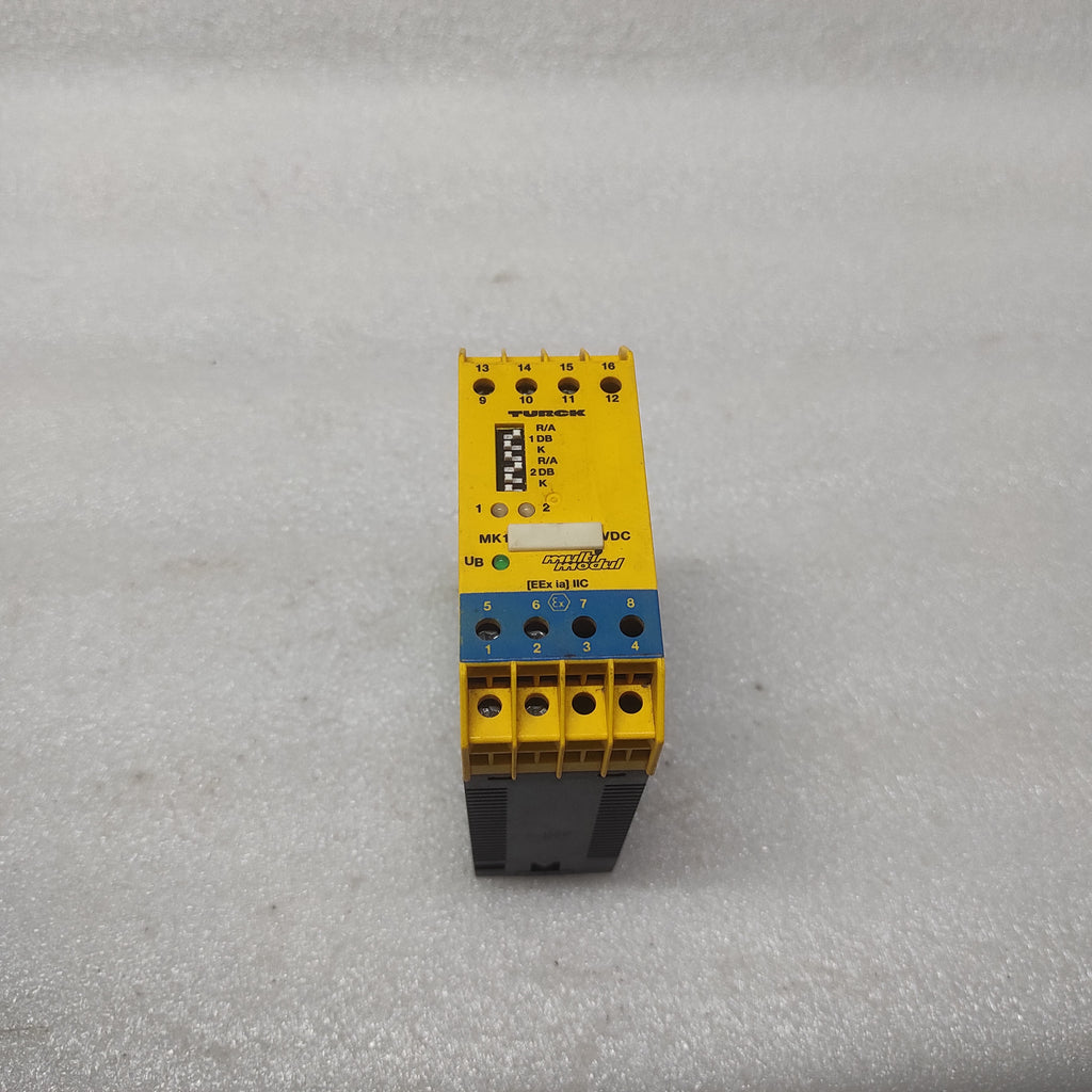TURCK MK13-22EX0-R ISOLATING SWITCHING AMPLIFIER 24VDC NAMUR INTRINSICALLY SAFE