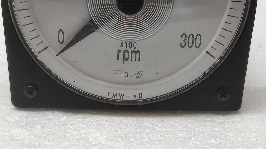 TSURUGA ELECTRIC TMW-4B RPM INDICATOR TMW4B 0-300  RPM