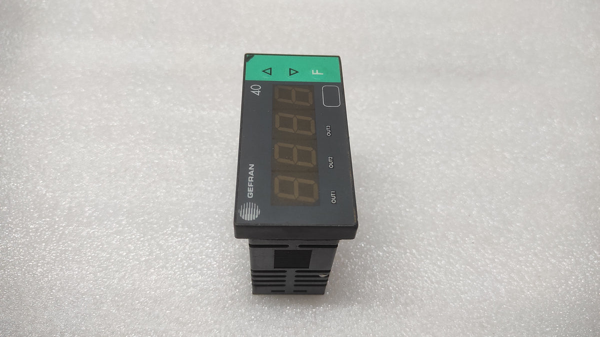 GEFRAN 40T-72-4-00-RR-00-9-000 DIGITAL PANEL METER 11-27VDC/18-27VAC 4.5VA