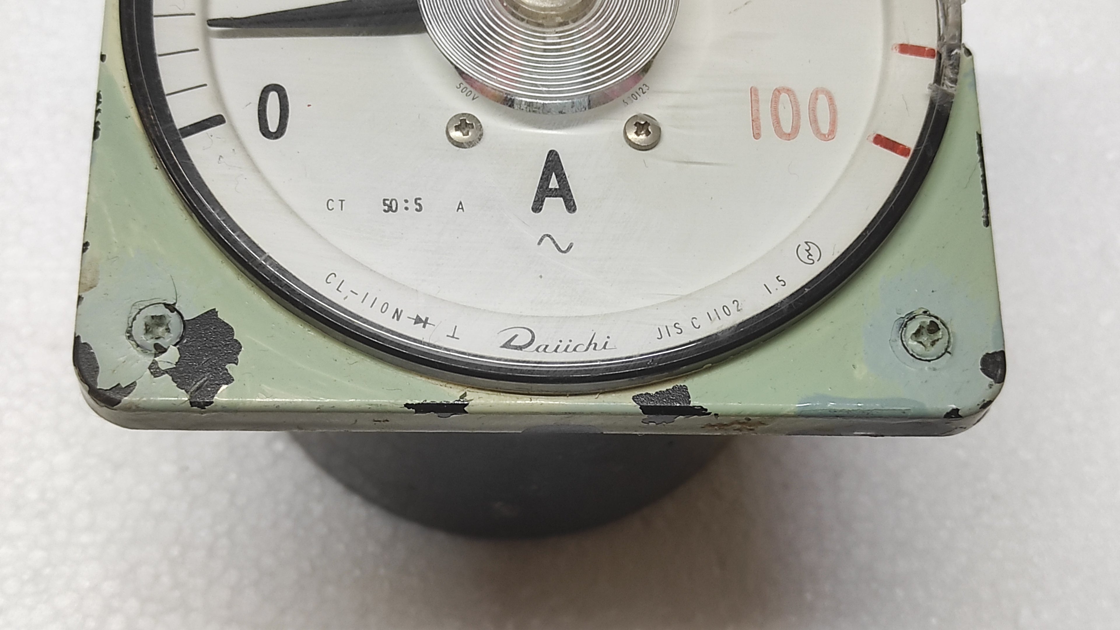 DAIICHI CL-110N AMMETER JIS C 1102 CT 50/5A