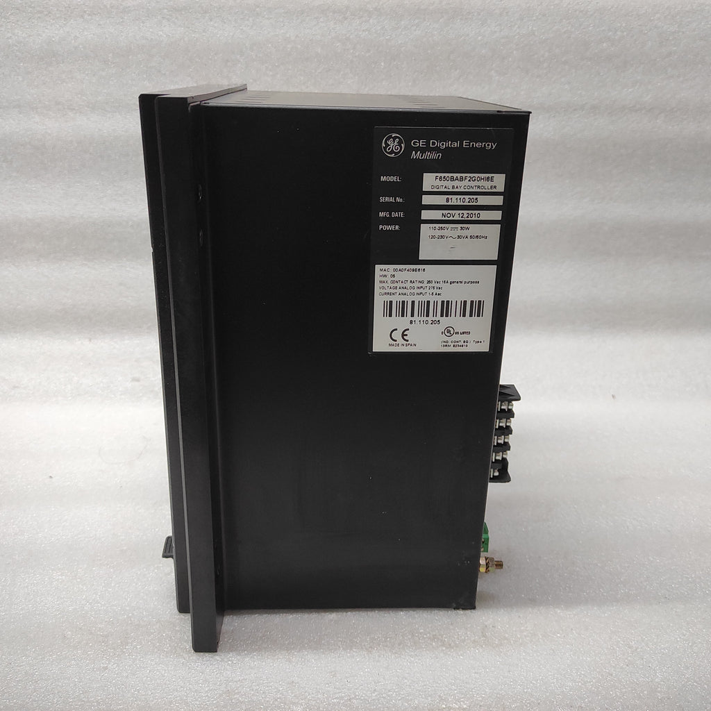 GE MULTILIN F650 F650BABF2G0HI6E DIGITAL BAY CONTROLLER 110-250VDC/120-230VAC