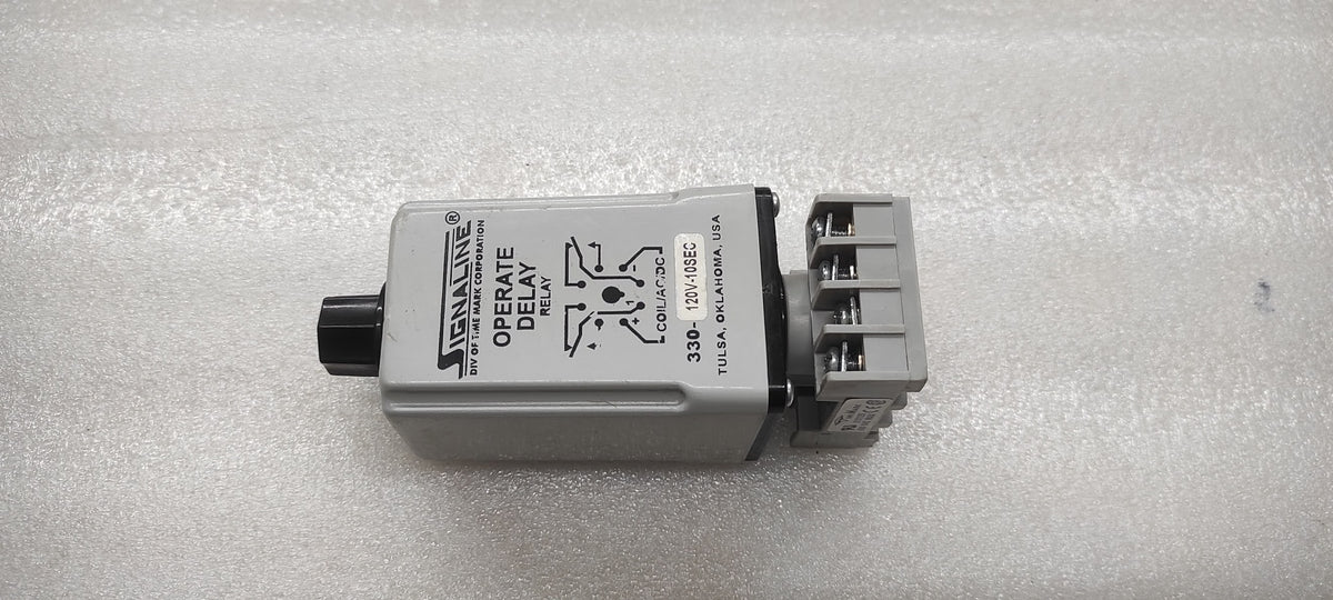 SIGNALINE 330-120V-10SEC OPERATE DELAY RELAY