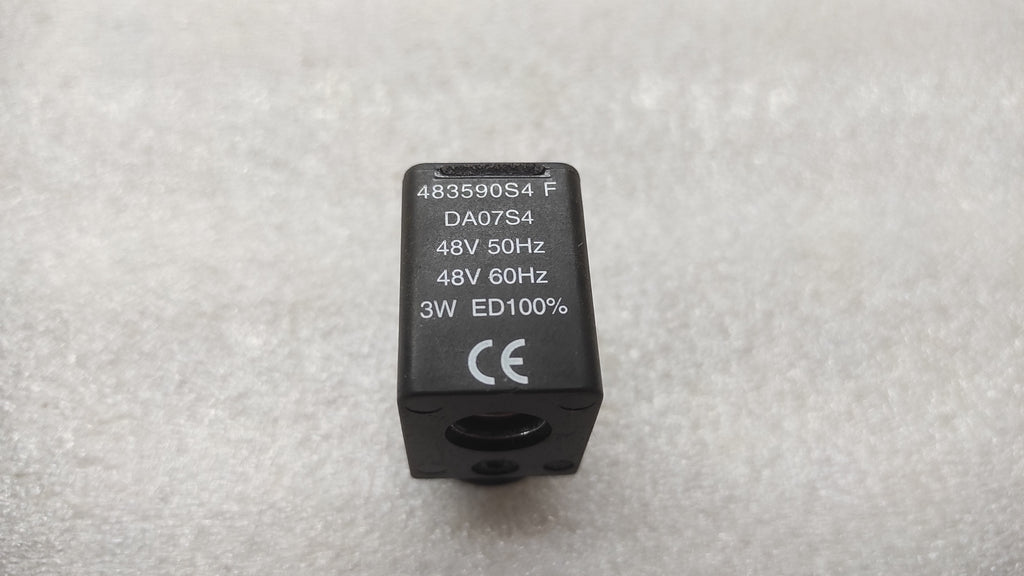 PARKER LUCIFER 131MS4761 COIL 483590S4-F 48V 10BAR 1.2-1.5MM ORIF