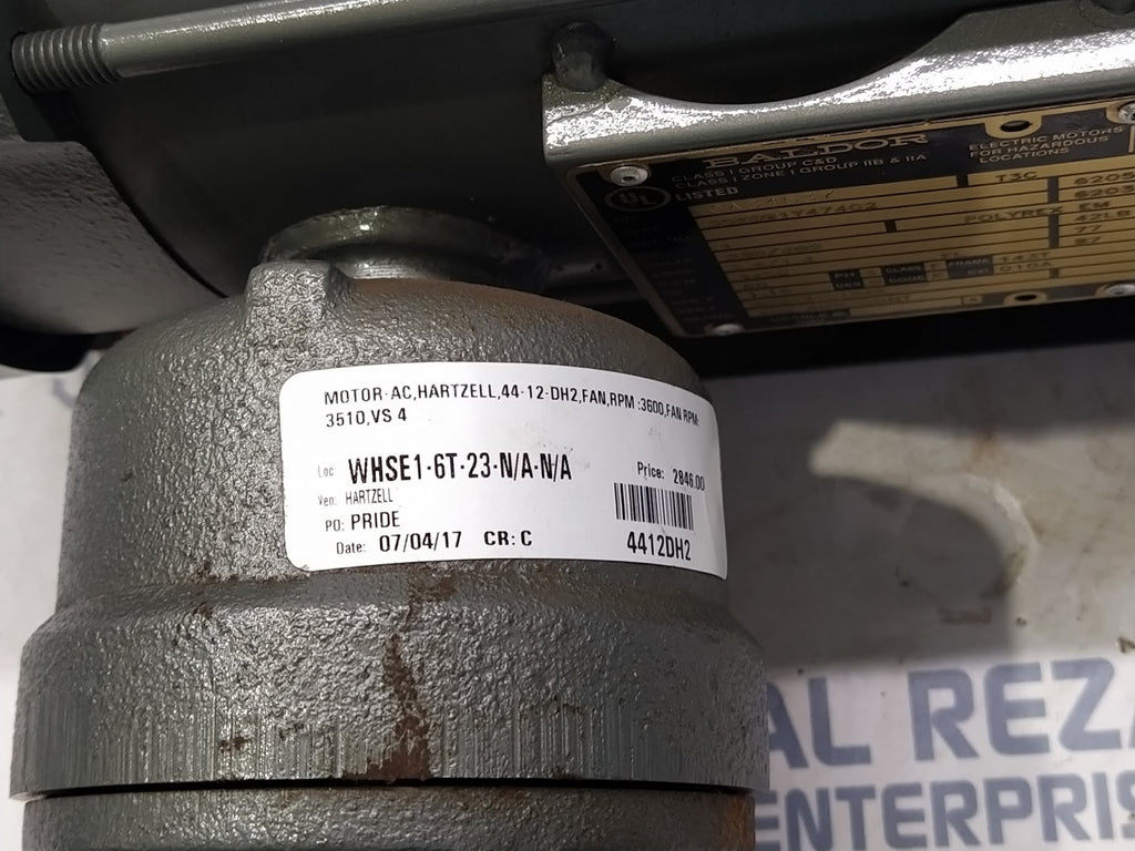 BALDOR 35X081Y474C2 ELECTRIC MOTOR 1-HP 3450-RPM 230/460V