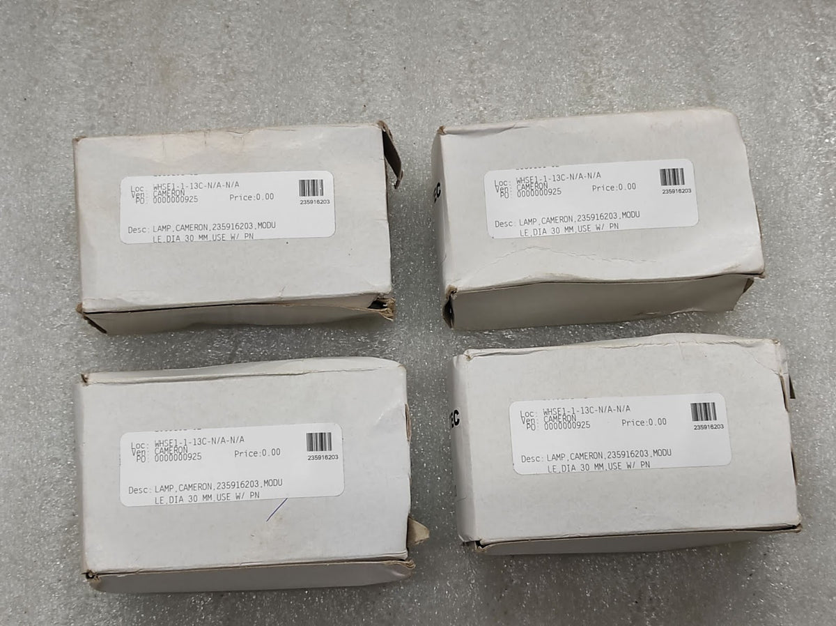 BARTEC TYP 07-3353-4120 LAMP MODULE PILOT LIGHT 235916203 CAMERON