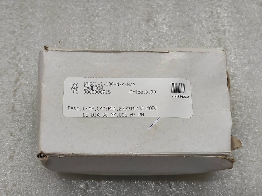 BARTEC TYP 07-3353-4120 LAMP MODULE PILOT LIGHT 235916203 CAMERON