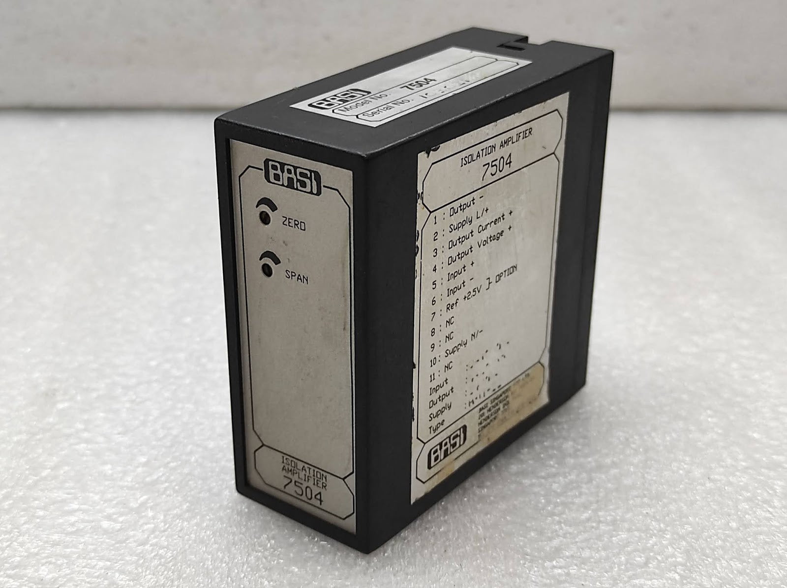 Basi 7504 Isolation Amplifier