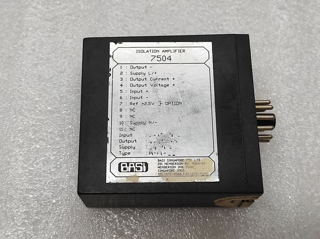 Basi 7504 Isolation Amplifier