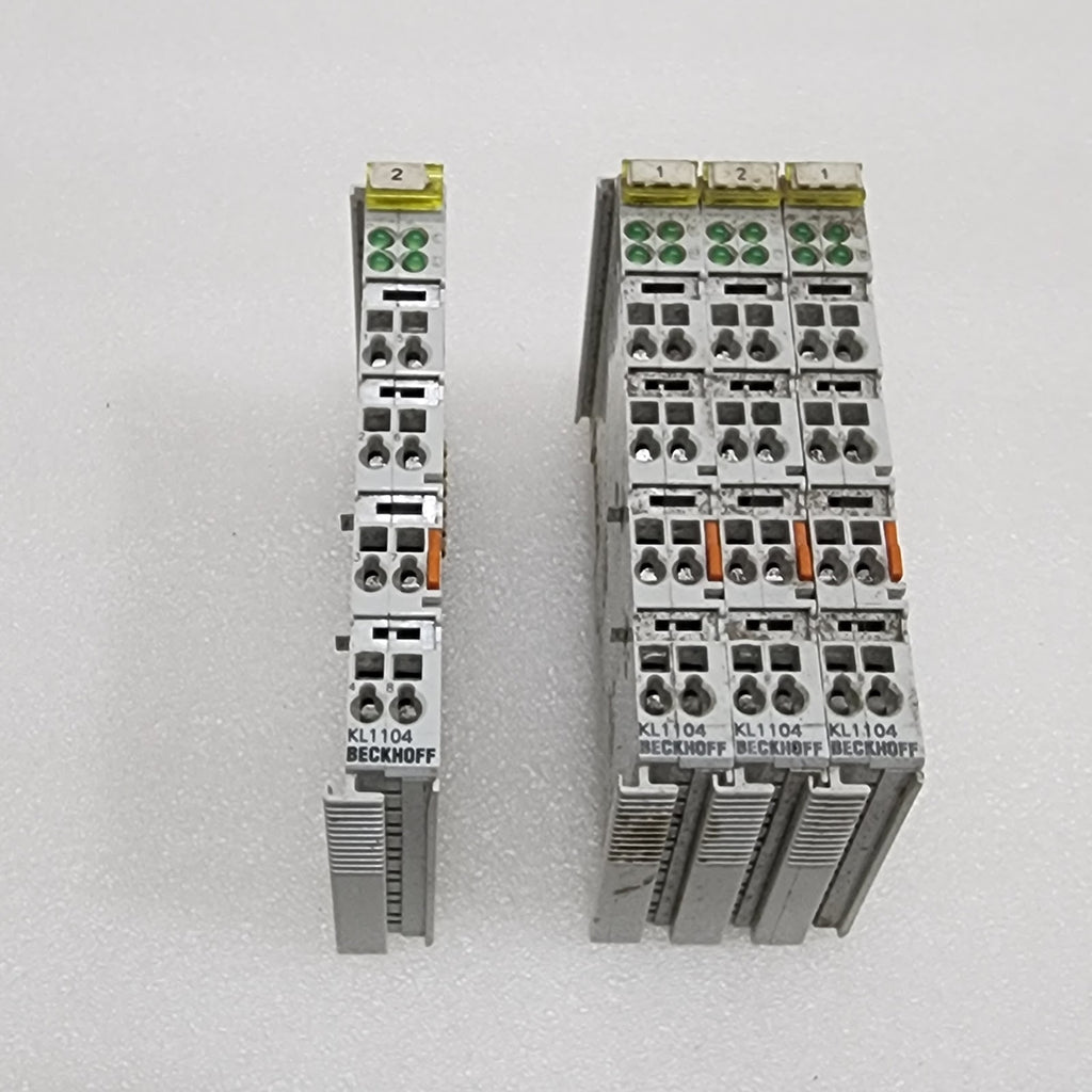 BECKHOFF KL1104  4-CH DIGITAL INPUT MODULE  LOT OF 4 UNIT