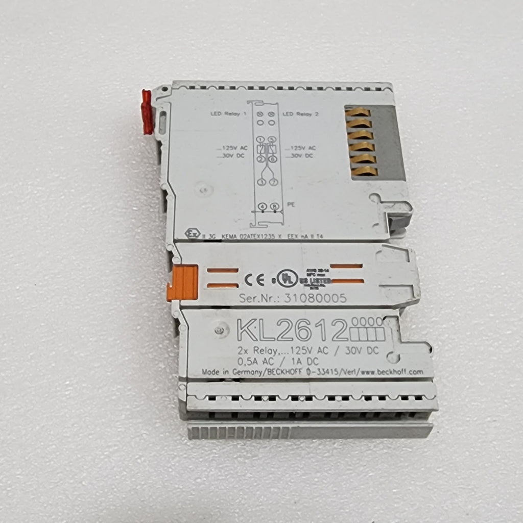 BECKHOFF KL2612 2-CH OUTPUT RELAY