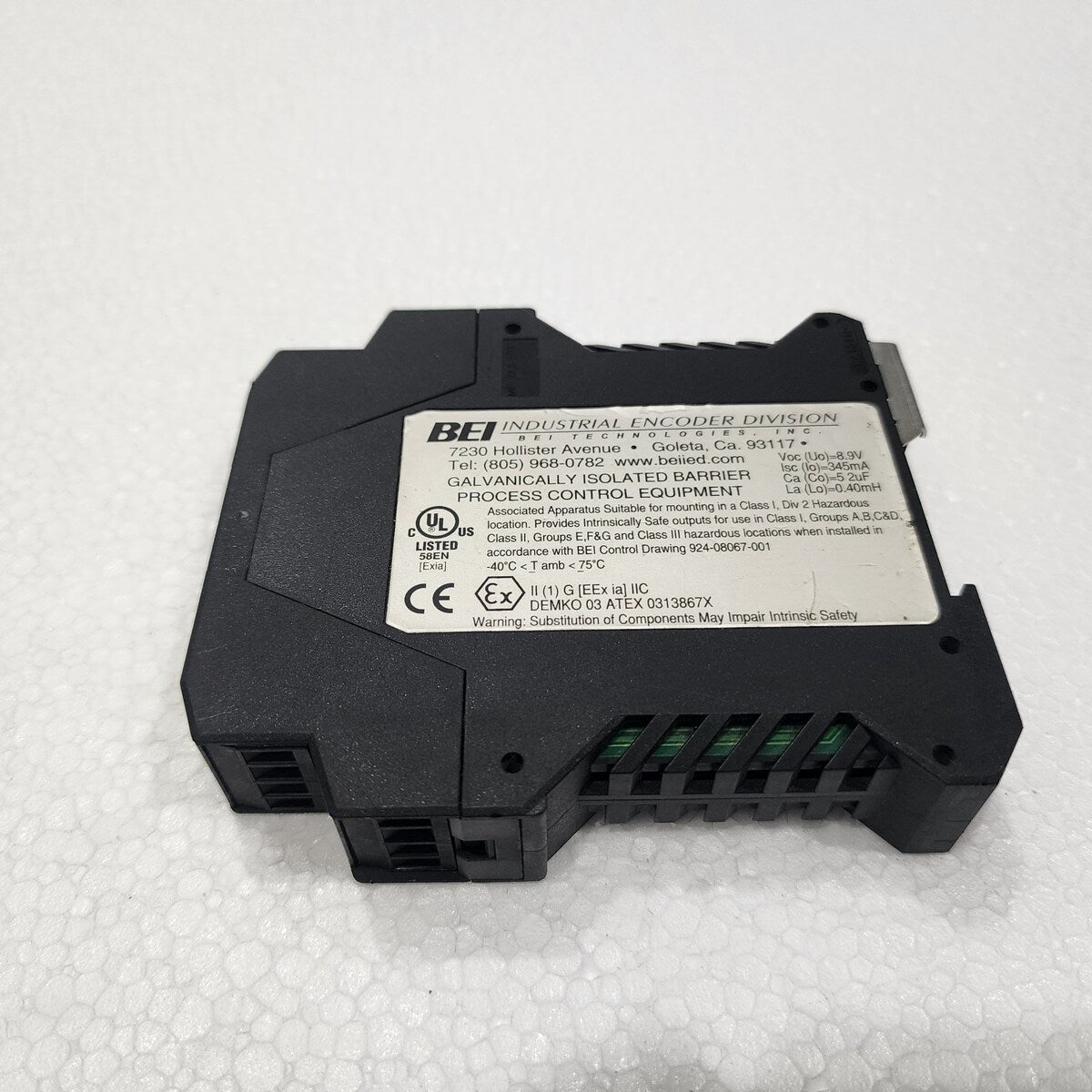 BEI 60004-003 INTRINSIC SAFETY BARRIER