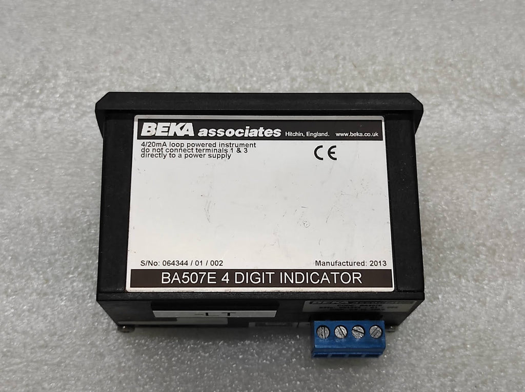 BEKA BA507E 4-DIGIT INDICATOR 4/20mA