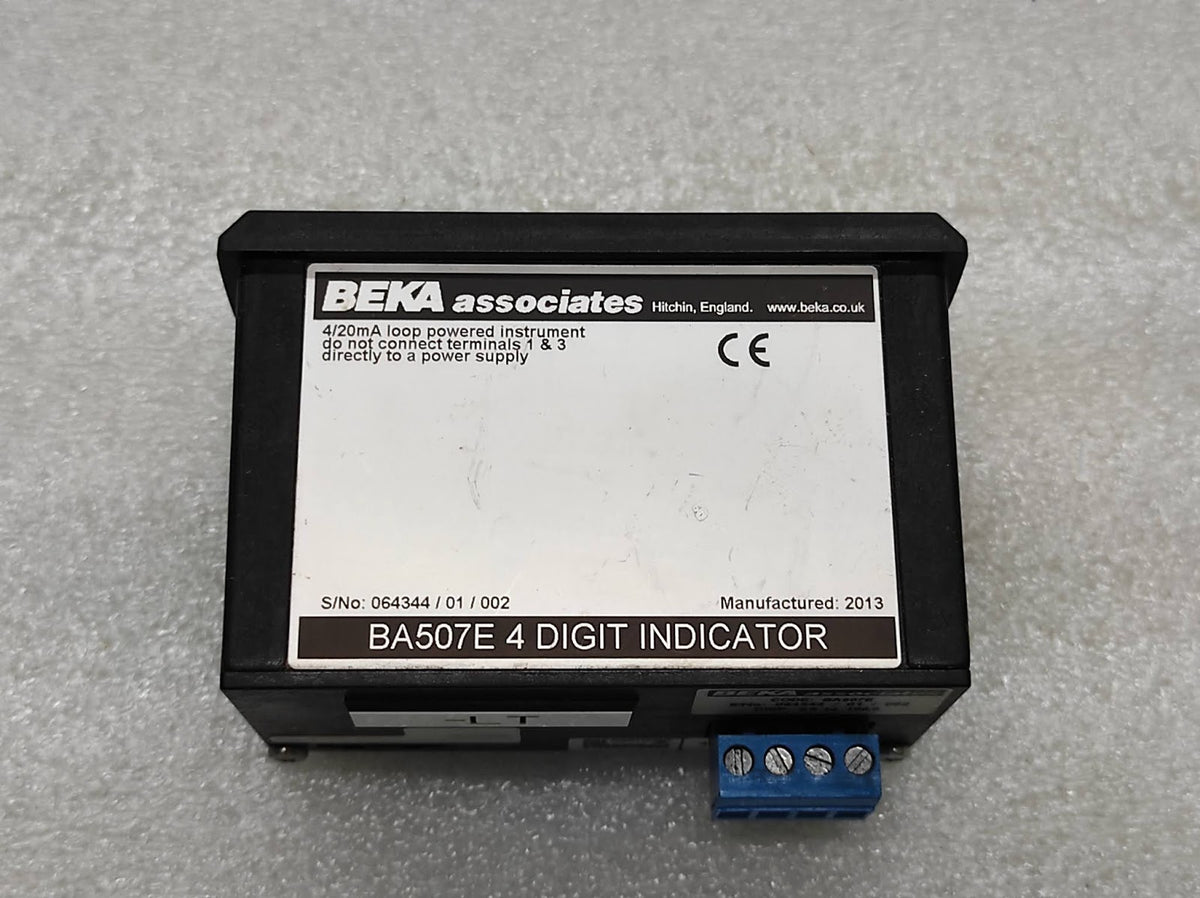 BEKA BA507E 4-DIGIT INDICATOR 4/20mA