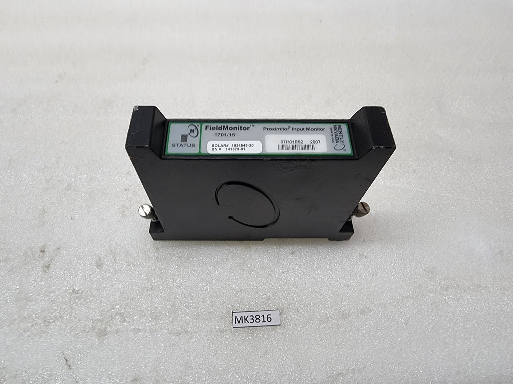 BENTLY NEVADA 1701/15 INPUT MONITOR FIELDMONITOR