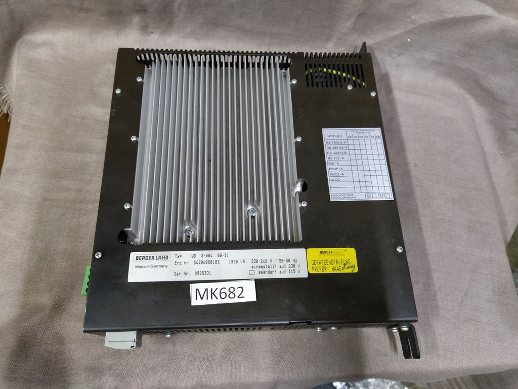 Berger Lahr WD 3-004 08-01 Servo Drive 64304080103 230-240V 1950VA