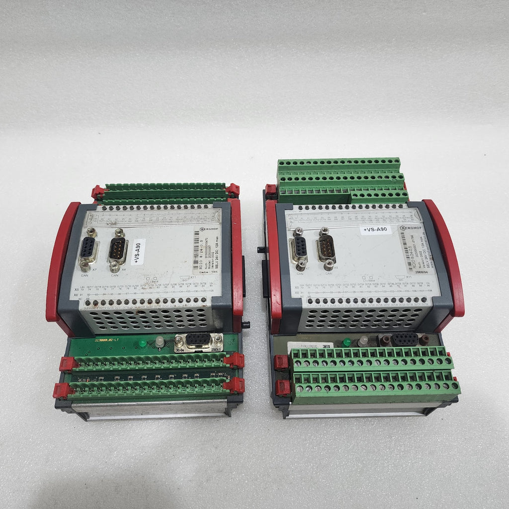BERGHOF RDIO 8/24-0 5 DIGITAL I/O UNIT 203000001 VER 0002 20300000100472 24VDC