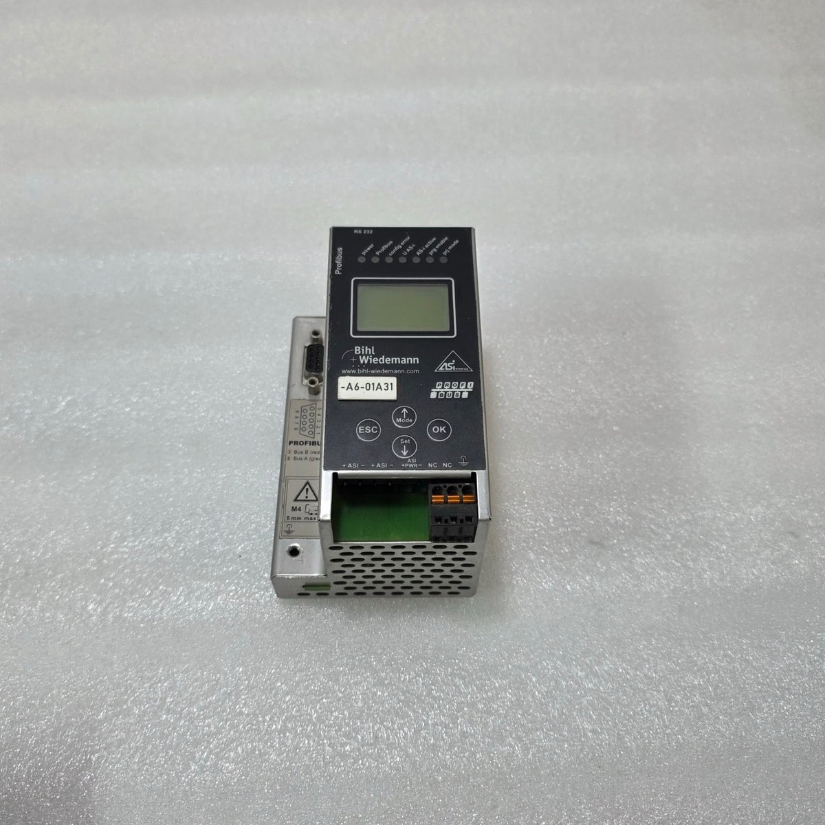 BIHL+WIEDEMANN BWU1886 AS-I 3.0 PROFIBUS GATEWAY | STAINLESS STEEL MASTER MODULE