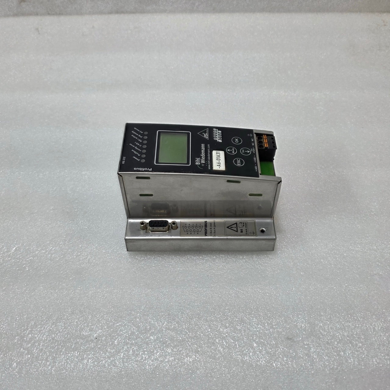 BIHL+WIEDEMANN BWU1886 AS-I 3.0 PROFIBUS GATEWAY | STAINLESS STEEL MASTER MODULE