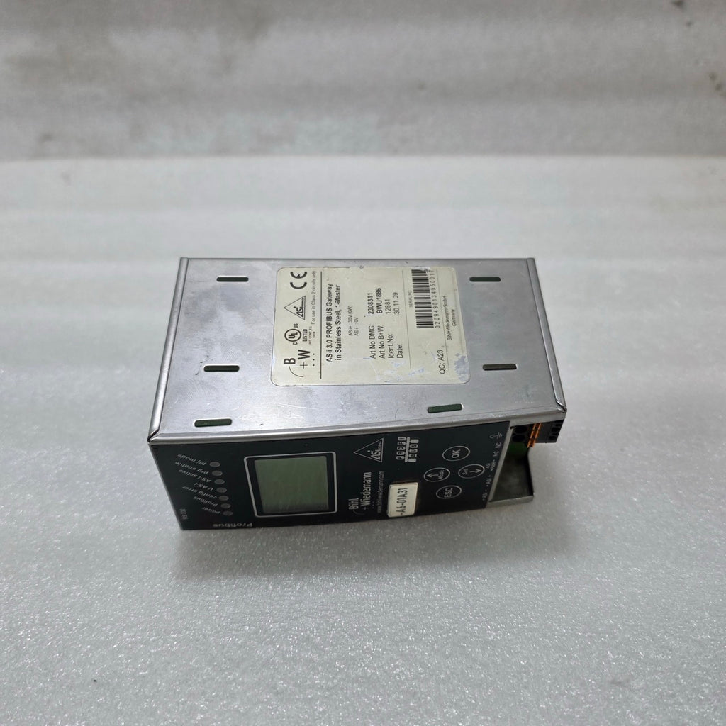BIHL+WIEDEMANN BWU1886 AS-I 3.0 PROFIBUS GATEWAY | STAINLESS STEEL MASTER MODULE