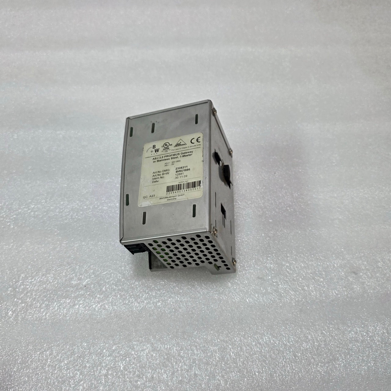 BIHL+WIEDEMANN BWU1886 AS-I 3.0 PROFIBUS GATEWAY | STAINLESS STEEL MASTER MODULE