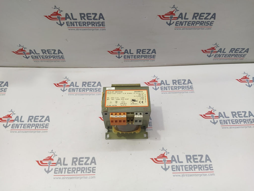 BLOCK ST 250/23/42 TRANSFORMER PRI 230V SEC 42V