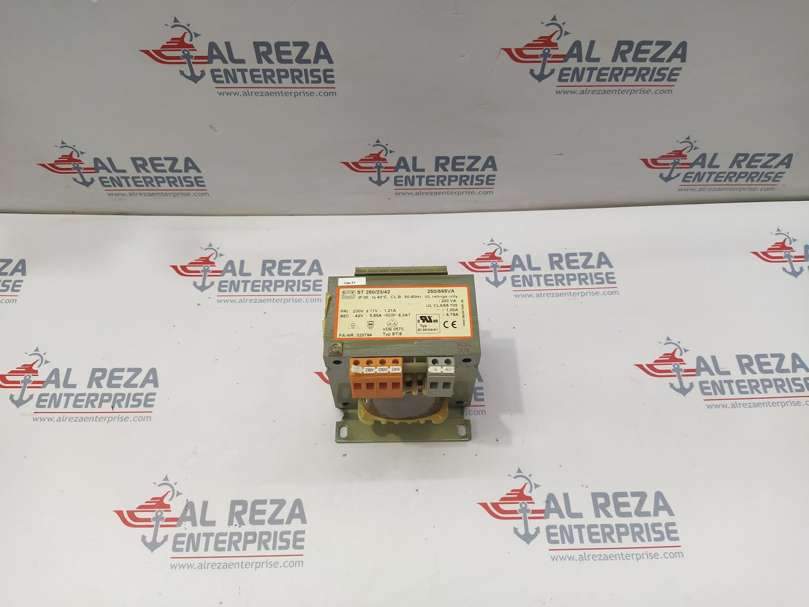 BLOCK ST 250/23/42 TRANSFORMER PRI 230V SEC 42V