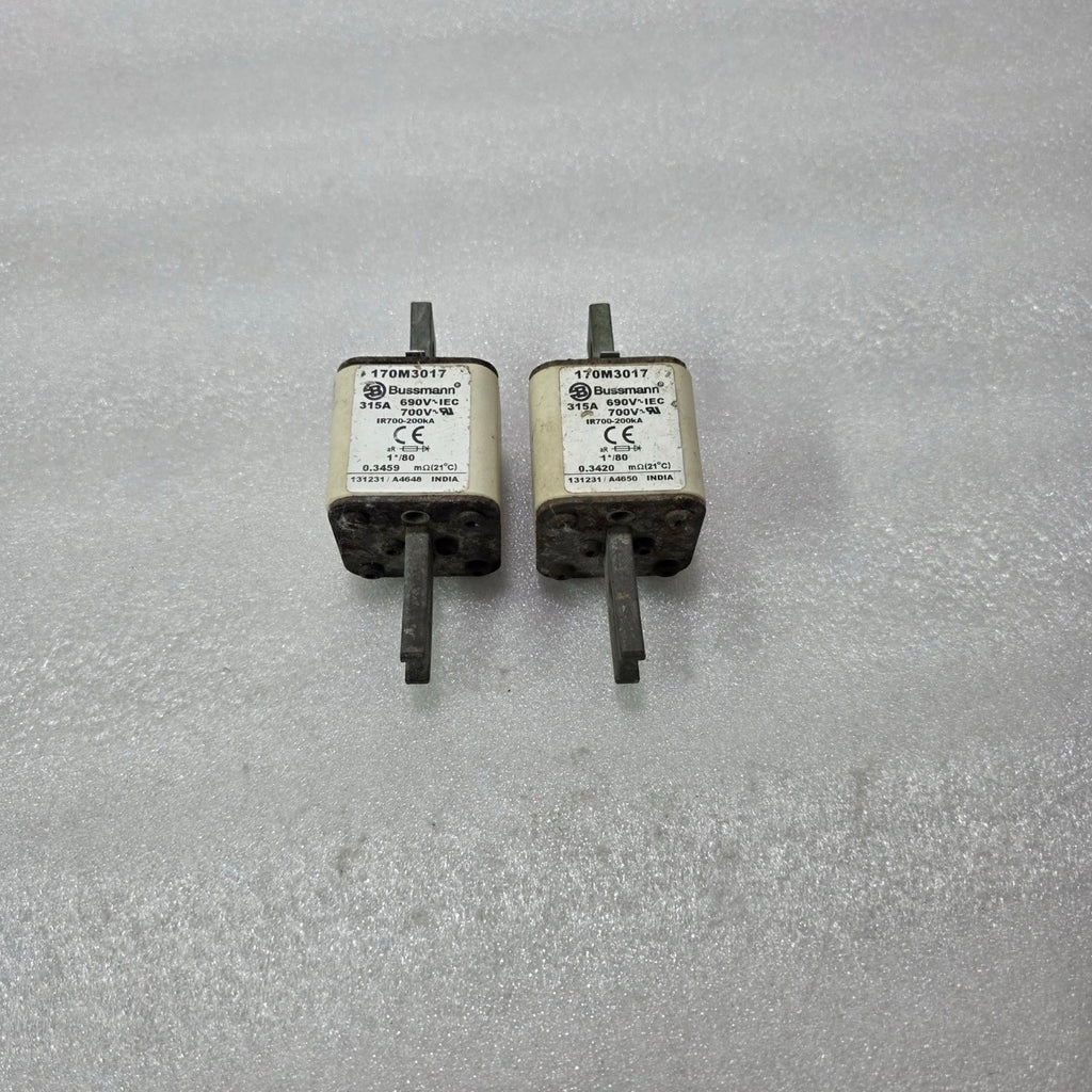 BUSSMANN 170M3017 HIGH SPEED FUSE LINK 315A 690V/700V aR IR700-200kA