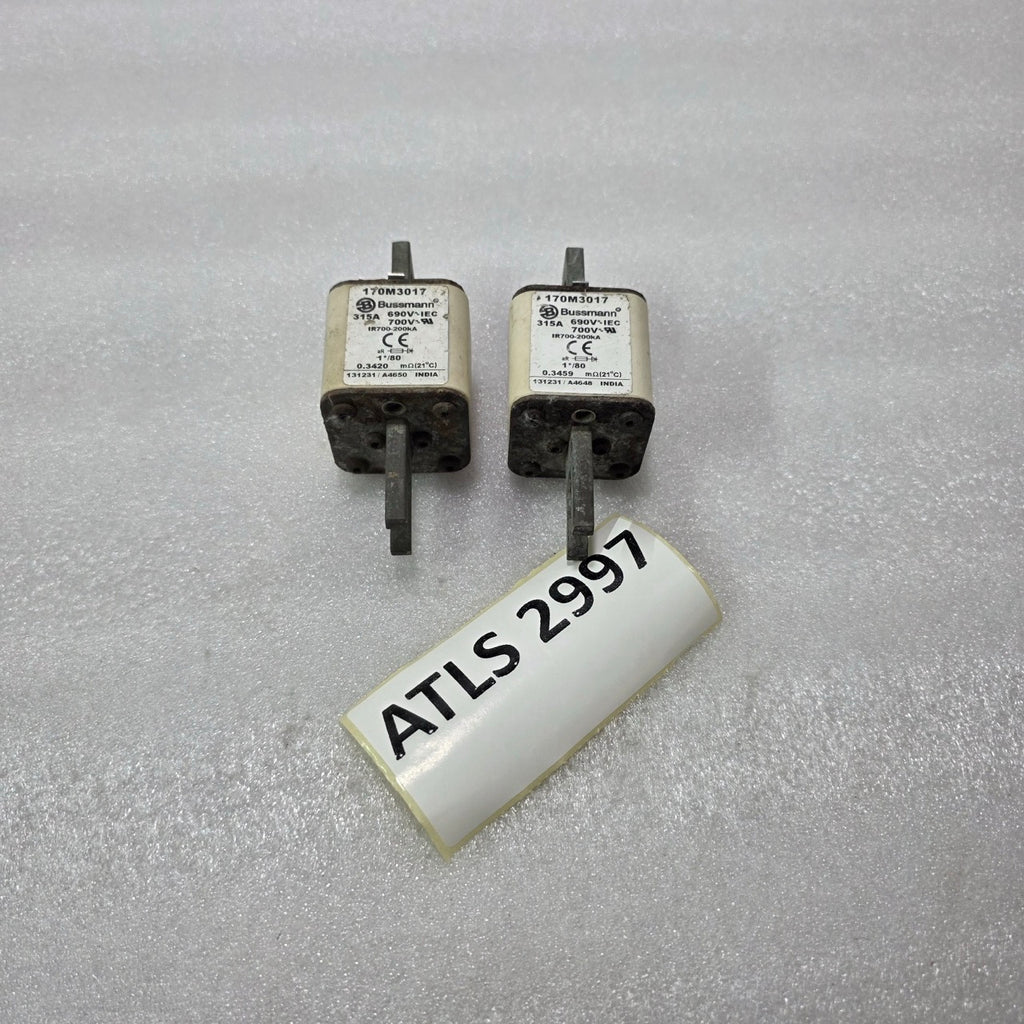 BUSSMANN 170M3017 HIGH SPEED FUSE LINK 315A 690V/700V aR IR700-200kA