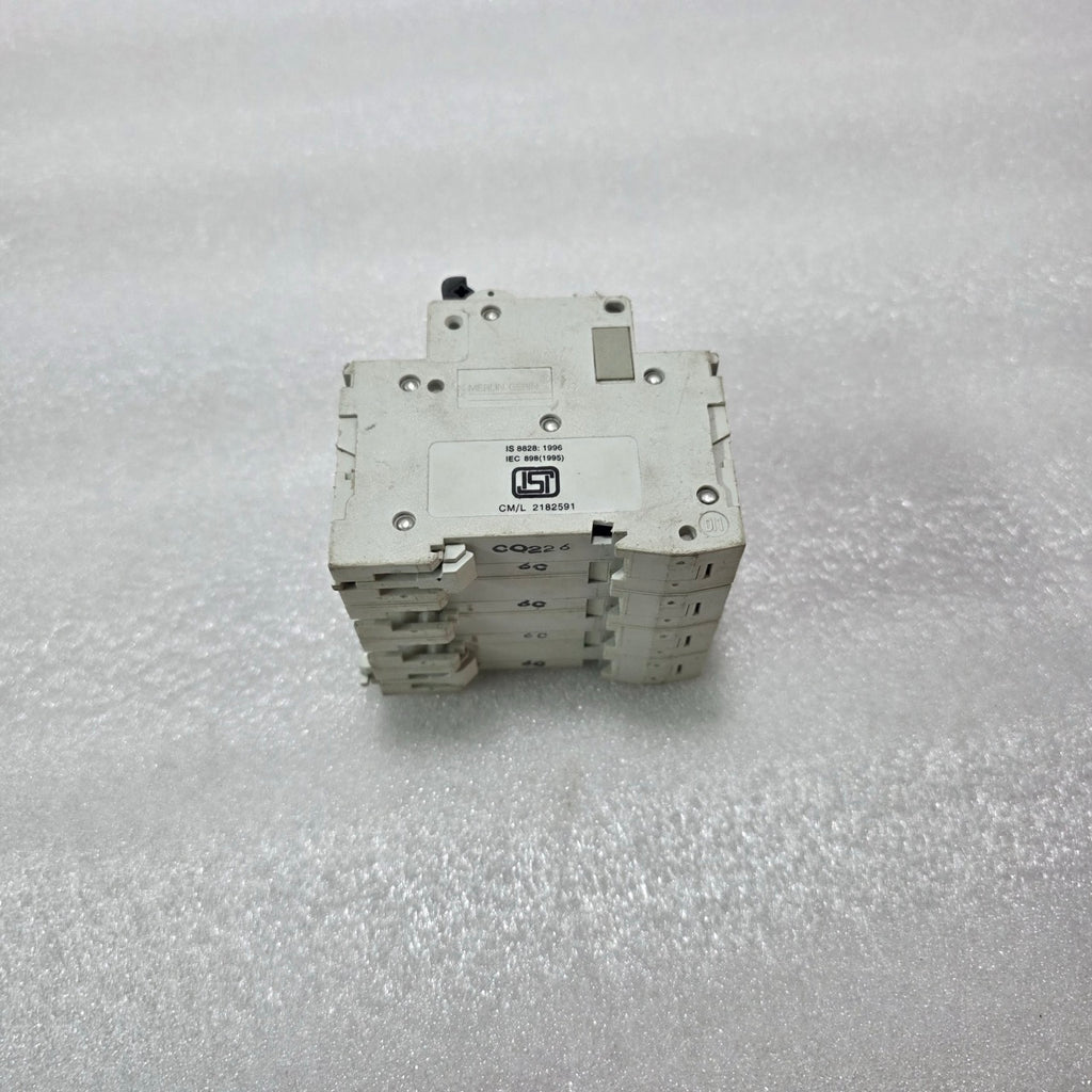 MERLIN GERIN | C60H C6 | MCB MINIATURE CIRCUIT BREAKER | 4-POLE | 415V | 6A CURV