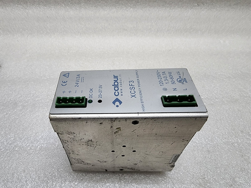 CABUR XCSF3 HIGH EFFICIENCY POWER SUPPLY 24VDC 3A