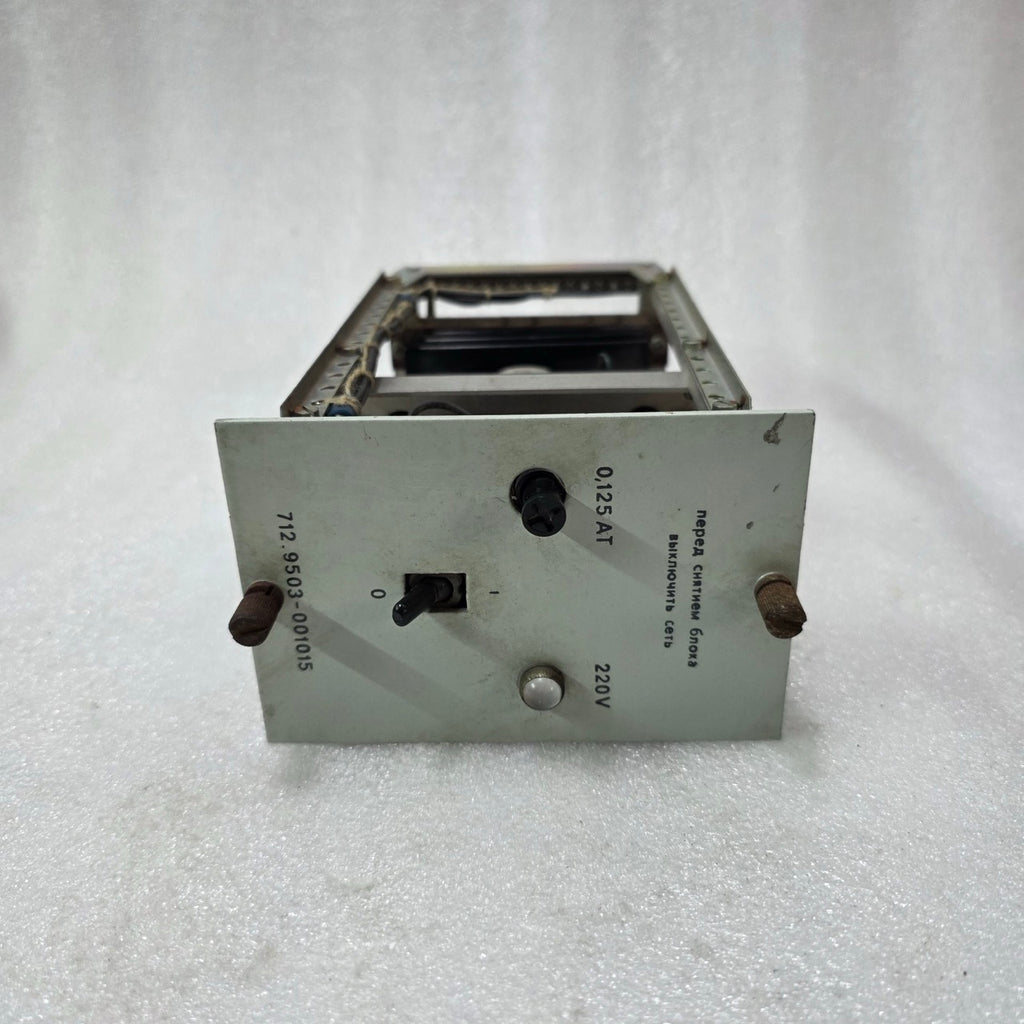 INDUSTRIAL CONTROL PCB MODULE 220V 0.125AT FUSE CARD 712.9503-001015 RACK MOUNT
