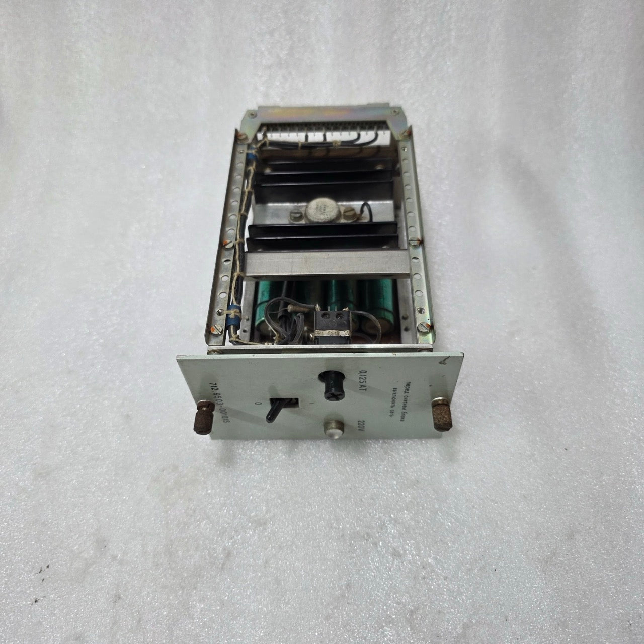 INDUSTRIAL CONTROL PCB MODULE 220V 0.125AT FUSE CARD 712.9503-001015 RACK MOUNT