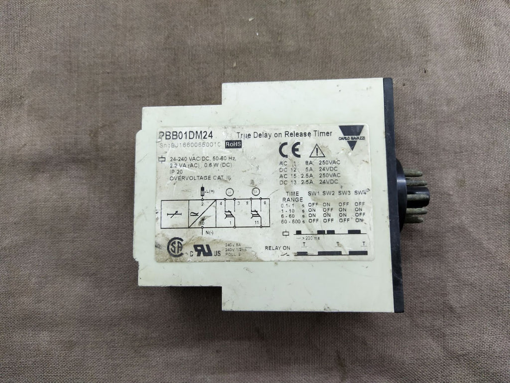 Carlo Gavazzi PBB01DM24 DPDT Delay on Release Timer