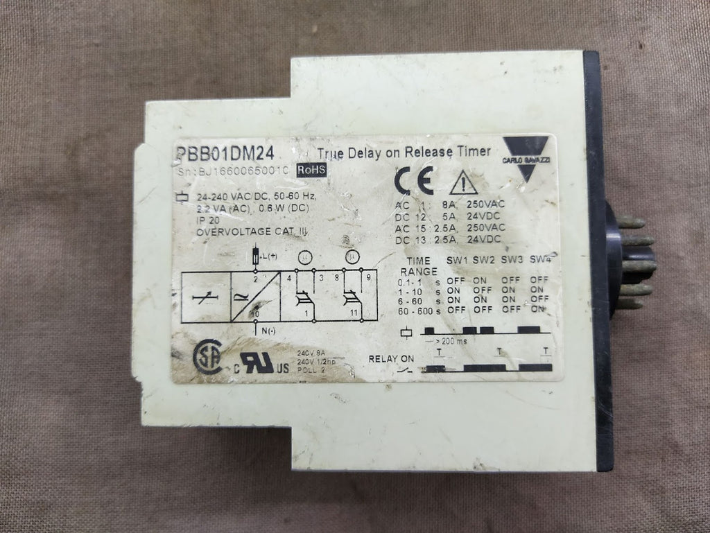 Carlo Gavazzi PBB01DM24 DPDT Delay on Release Timer