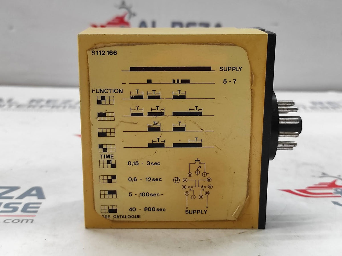 CARLO GAVAZZI S 112 166 230 INTERVAL TIMER S112166230 230V