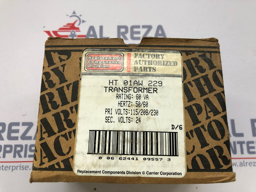CARRIER HT01AW229A /HT01AW229 TRANSFORMER 24V AC
