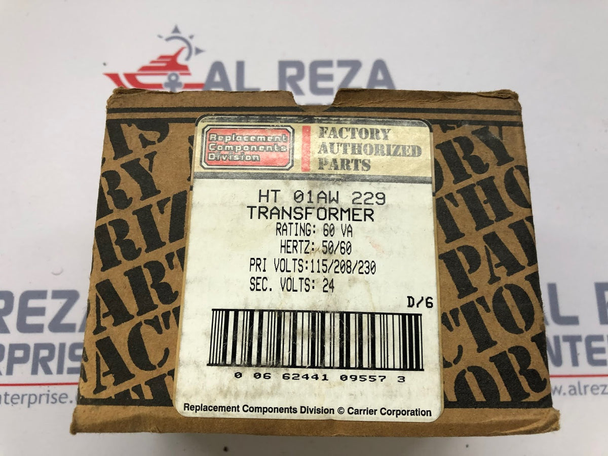CARRIER HT01AW229A /HT01AW229 TRANSFORMER 24V AC