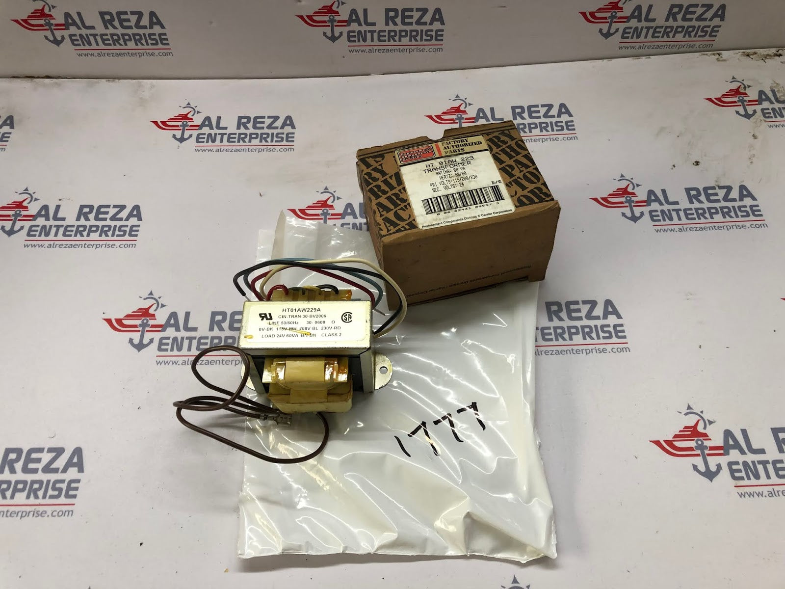 CARRIER HT01AW229A /HT01AW229 TRANSFORMER 24V AC