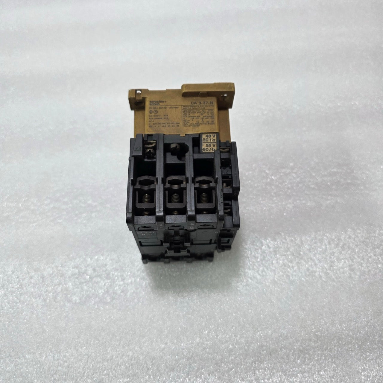 SPRECHER + SCHUH | CA 3-37-N | CONTACTOR | 3-POLE + 1NO + 1NC | 48V 50HZ / 55V 6
