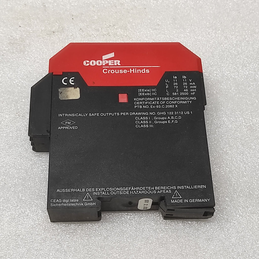 CEAG 1/942 SWITCH AMPLIFIER 3121B1002 230VAC