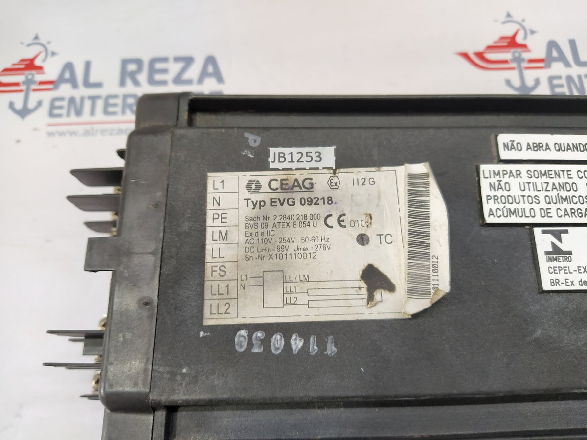 CEAG EVG 09218 ELECTRONIC BALLAST 2 2840 218 000