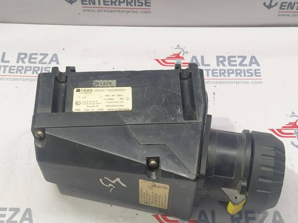 CEAG GHG5114304R3001 EX-PLUGS & SOCKETS ZONE 1 16 A ZONE 1 130V