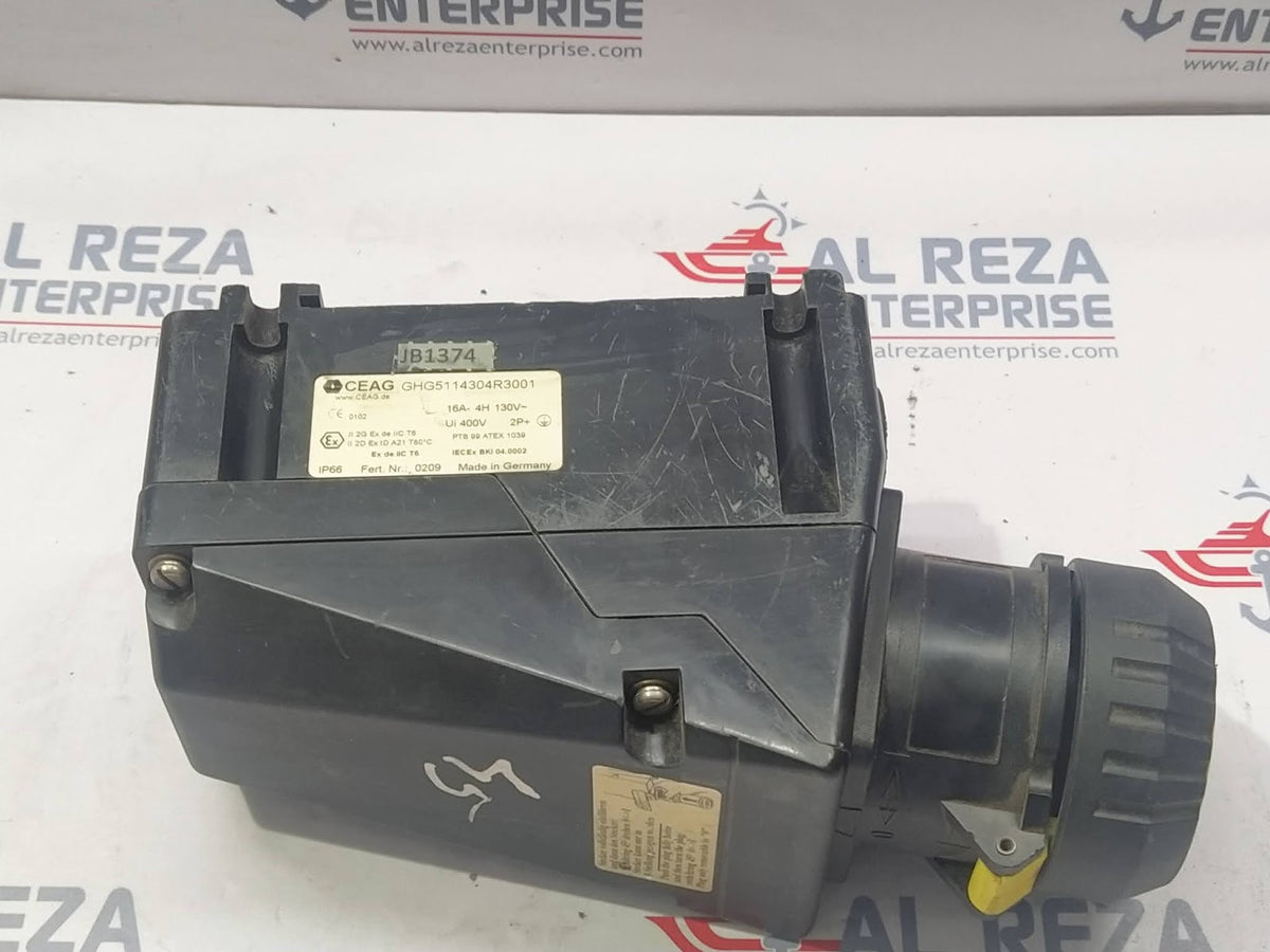 CEAG GHG5114304R3001 EX-PLUGS & SOCKETS ZONE 1 16 A ZONE 1 130V
