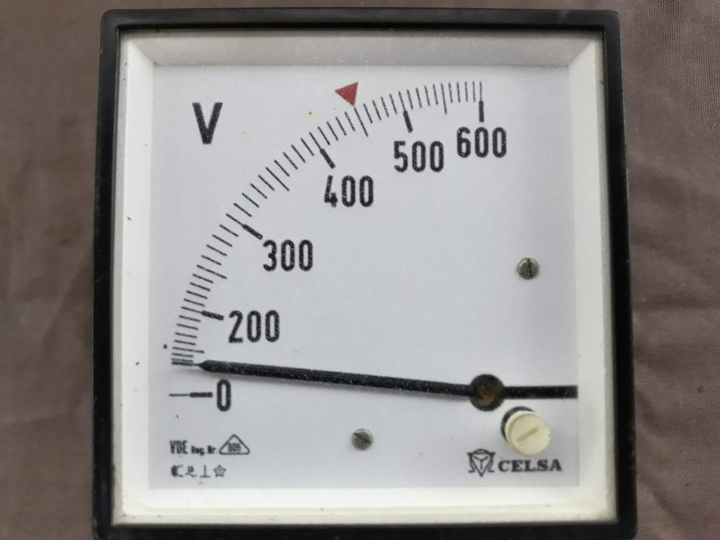 Celsa Volt Meter 0-600 V Voltmeter