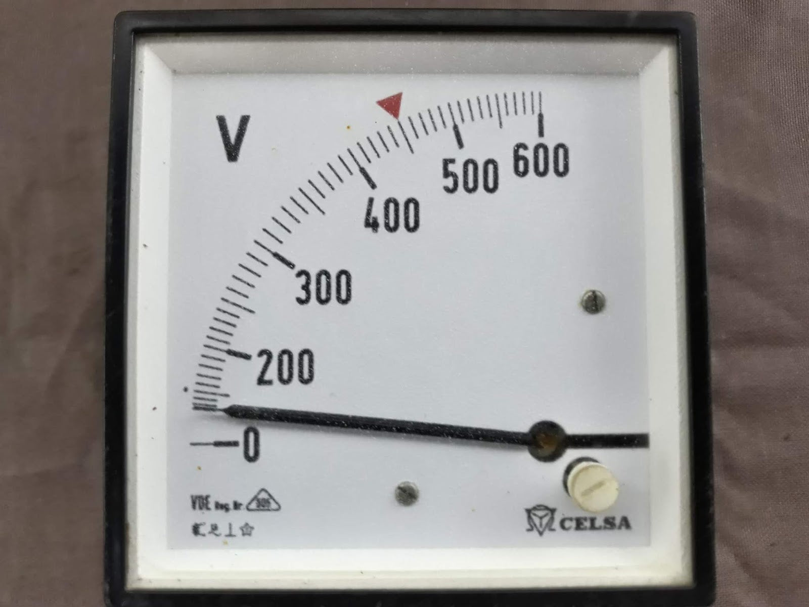 Celsa Volt Meter 0-600 V Voltmeter
